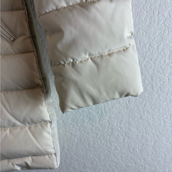 Never worn: Laundry By Shelli Segal  Off-White Puffer Coat - Picture 6 of 12